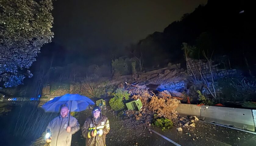 Riapre con un giorno di anticipo la SS163 Amalfitana