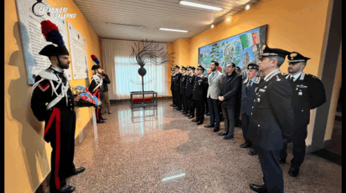 Salerno, cerimonia di commemorazione per i carabinieri Arena e Pezzuto uccisi 34 anni fa a Pontecagnano/Faiano