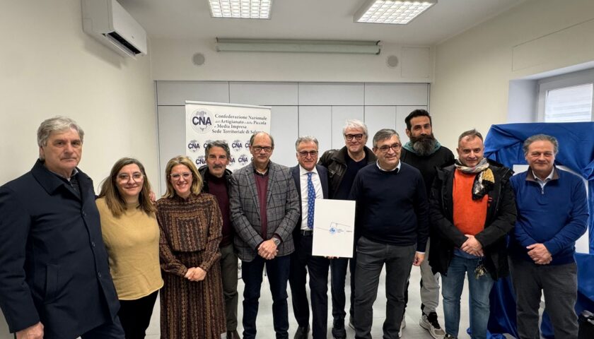 Mezzo secolo di artigianato: nozze d’oro della Cna Salerno