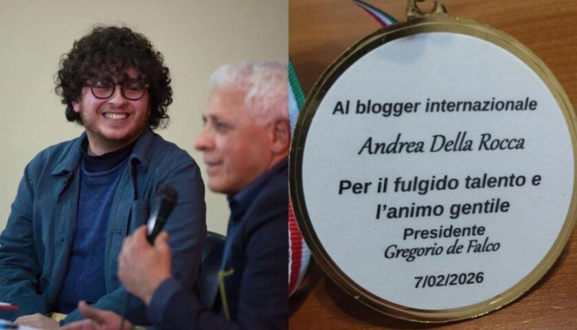 Andrea Della Rocca insignito di un riconoscimento alla carriera dall’Associazione Cameo