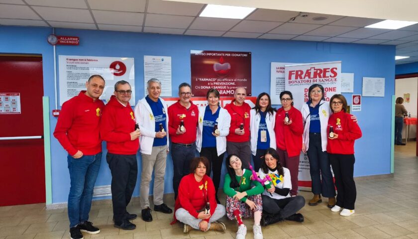 Battipaglia, “Ti voglio una sacca di bene”: 97 donazioni nel mese dedicato alla lotta contro il cancro infantile