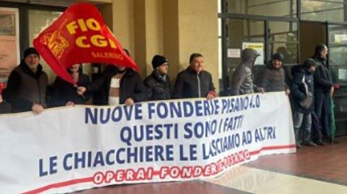 Chiusura Fonderie Pisano, i sindacati: “Adottare misure urgenti per salvare maestranze”