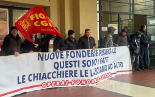 Chiusura Fonderie Pisano, i sindacati: “Adottare misure urgenti per salvare maestranze”