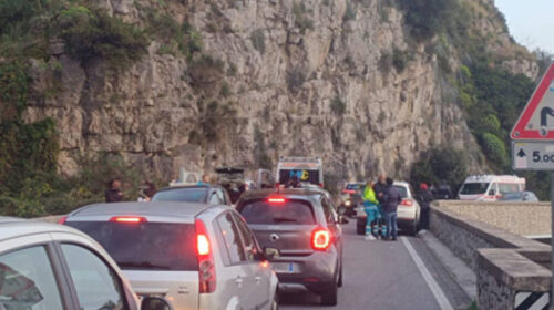 Vietri sul Mare, mattinata di disagio causati da un incidente stradale