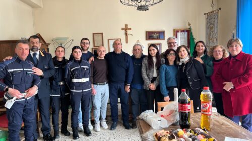 Teggiano, cerimonia augurale per quattro neo agenti di Polizia Municipale