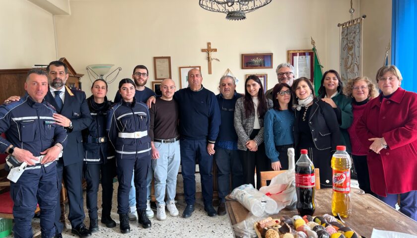 Teggiano, cerimonia augurale per quattro neo agenti di Polizia Municipale