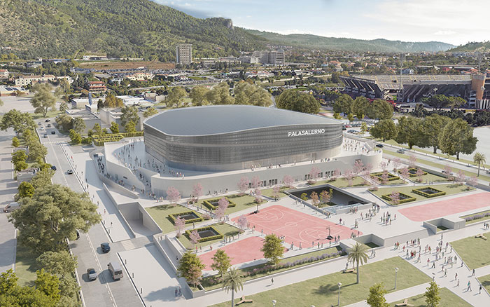 Salerno, i lavori per il palazzetto procedono
