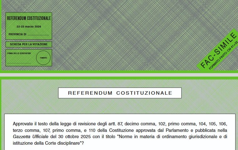 Referendum: urne aperte il 22 e il 23 marzo, ecco come si vota