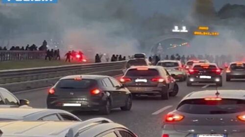 Scontri tra tifoserie in autostrada, 29 Daspo emessi dal Questore di Salerno