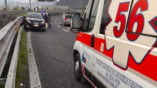 Salerno, altro tamponamento in tangenziale: due feriti