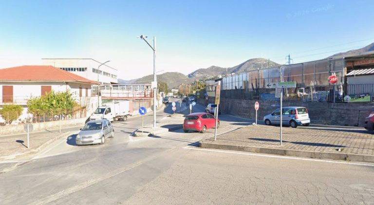 Cava de’ Tirreni, cantierati i lavori per la rotatoria di Pregiato