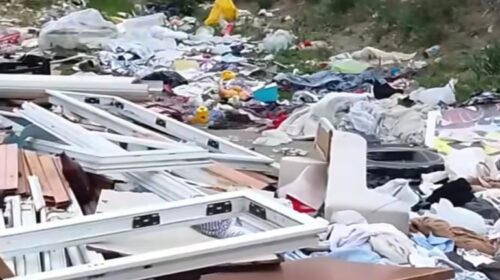 Eboli, maxi discarica di rifiuti a Campolongo