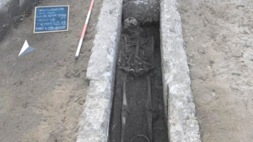 Pontecagnano, emergono dall’ex tabacchificio Alfano 34 tombe di epoca Avanti Cristo