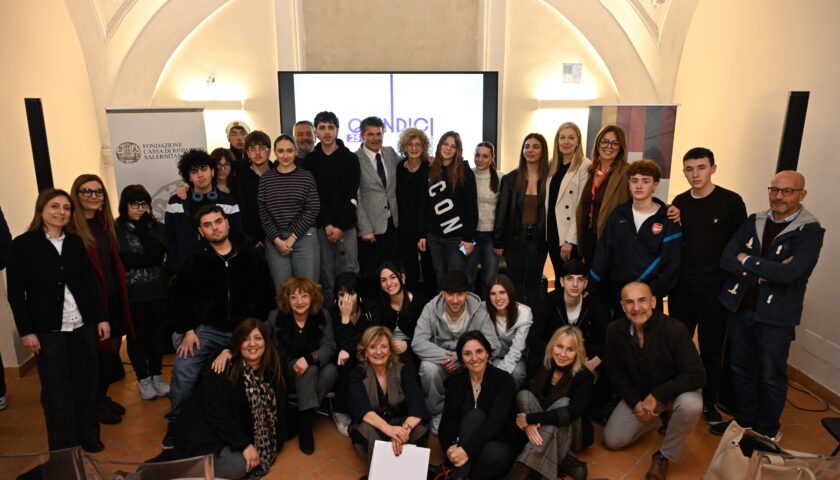 Salerno, cerimonia di premiazione dei vincitori del Contest “Quindici in classe al Complesso San Michele