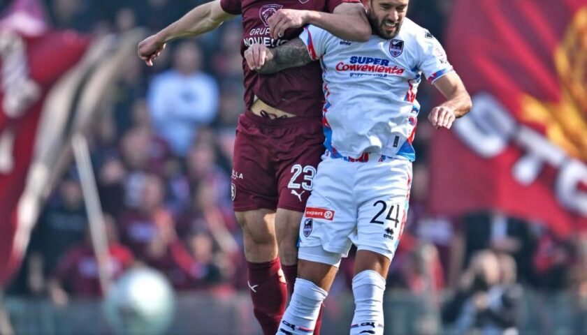 Salernitana e Catania si annullano con un pari  senza emozioni