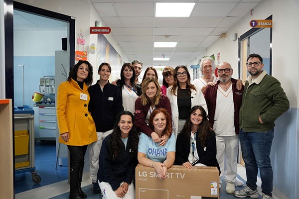 Salerno, Fondazione Giona: Donazione al reparto “Chirurgia Pediatrica” del Ruggi