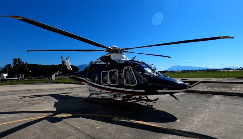 Carabinieri, nuovo elicottero per il nucleo di Pontecagnano