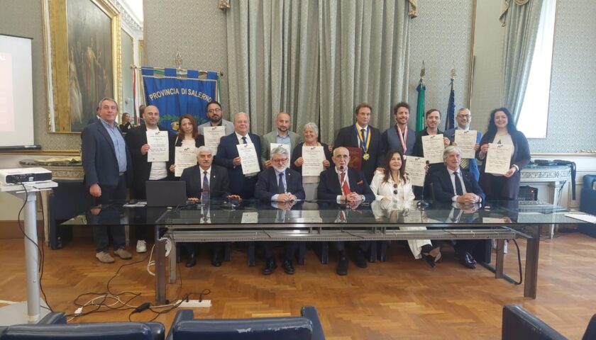 Corso formazione del turismo, in Provincia consegnate pergamene