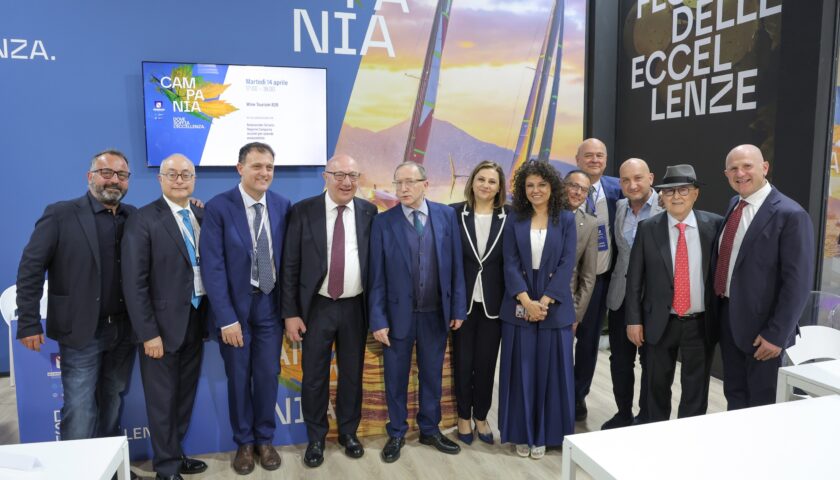 Vini campani ‘a gonfie vele’: grande successo della Regione Campania al Vinitaly 2026