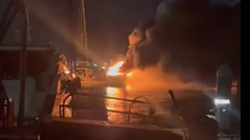 Salerno, incendio al porto turistico Marina d’Arechi:  evitato il peggio