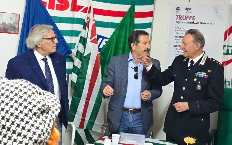 Truffe agli anziani, pensionati Cisl in campo