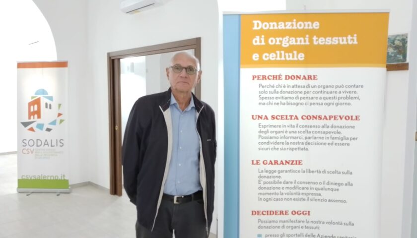 L’Aido Salerno celebra la Giornata nazionale della donazione di organi  
