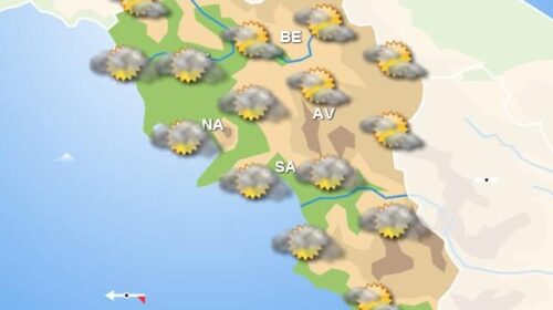 Meteo domani, in Campania nuvolosità alternata a schiarite