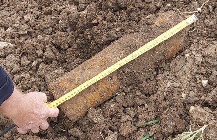 Eboli, altra bomba ritrovata in località Boscariello