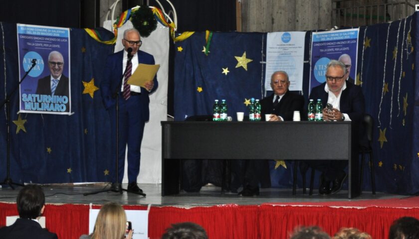 Salerno, a Fratte con  De Luca e Cascone si discute del futuro dei rioni collinari