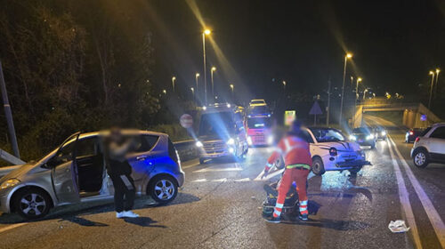 Pontecagnano, incidente presso lo svincolo autostradale: grave un 59enne
