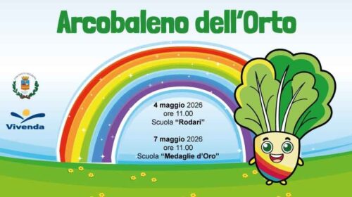 Salerno, Educazione alimentare nelle scuole primarie: al via il progetto “Arcobaleno dell’Orto”