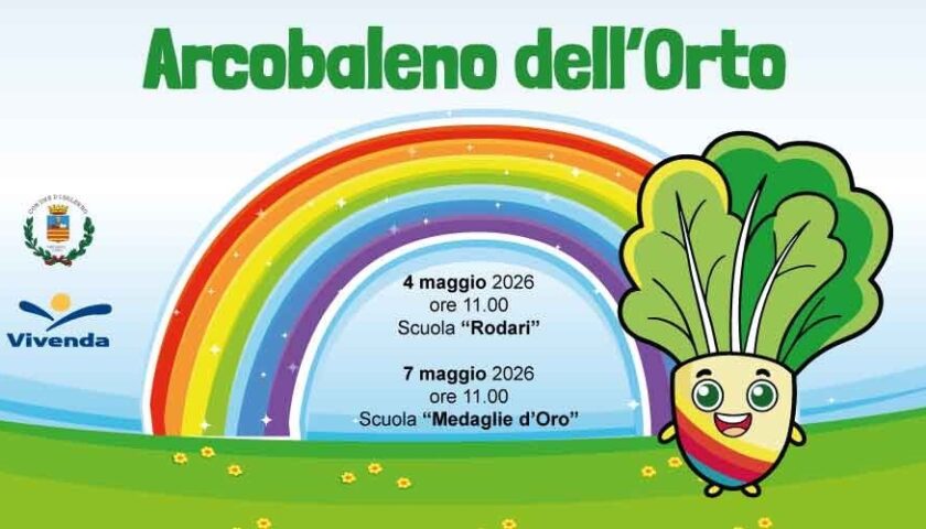 Salerno, Educazione alimentare nelle scuole primarie: al via il progetto “Arcobaleno dell’Orto”