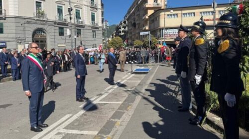 Salerno, cerimonia per la “Liberazione”: corone d’alloro, messaggio ai giovani e Medaglia a Olevano