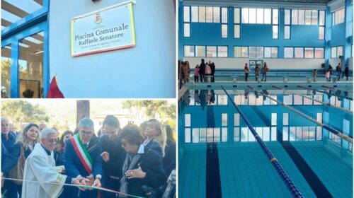 Cava de’ Tirreni, inaugurata la piscina Raffaele Senatore