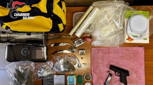 Salerno, spaccio di hashish e marijuana: pusher arrestato