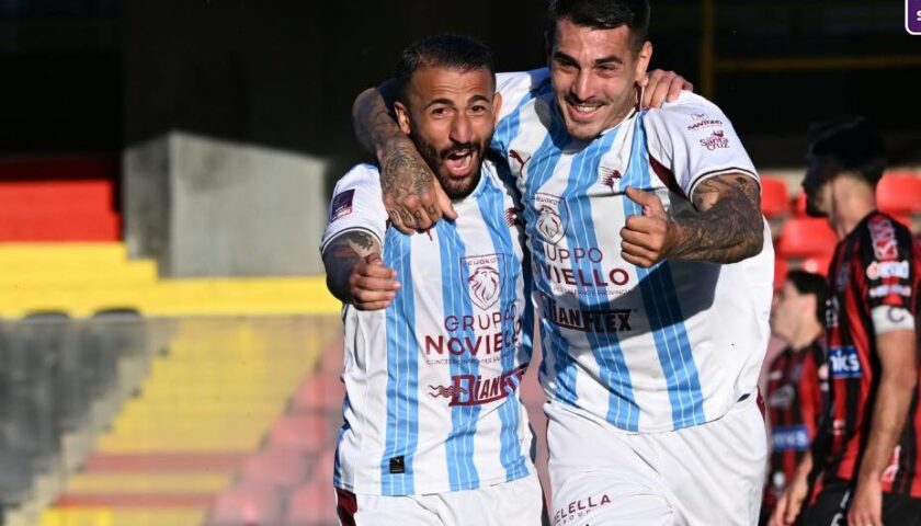 La Salernitana cala il tris a Foggia e chiude al terzo posto