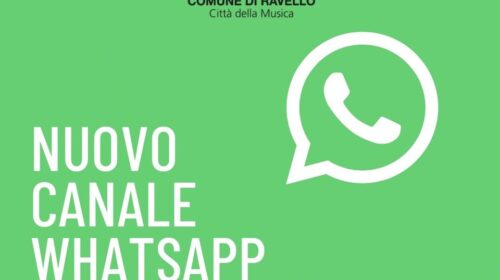 Ravello. Il Comune attiva il nuovo canale WhatsApp 