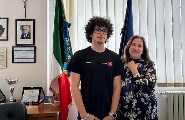 Battipaglia celebra Giovanni Paolo Galletti: tra i 20 talenti scelti dall’Agenzia Spaziale Italiana