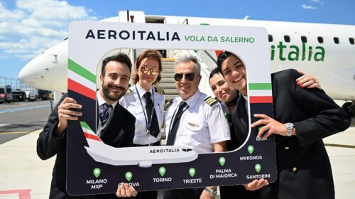 Aeroitalia inaugura la nuova base all’Aeroporto di Salerno Costa d’Amalfi e del Cilento