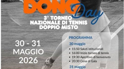 Dono day, sport e solidarietà a Le Querce di Ogliara: in campo la nazionale tennis trapiantati