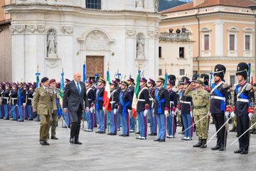 Il Ministro della Difesa Guido Crosetto al 165° anniversario della costituzione dell’ Esercito Italiano