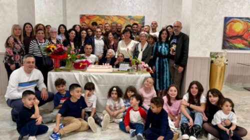 Eboli, famiglia e comunità in festa per il secolo di vita di Anna Sorvillo