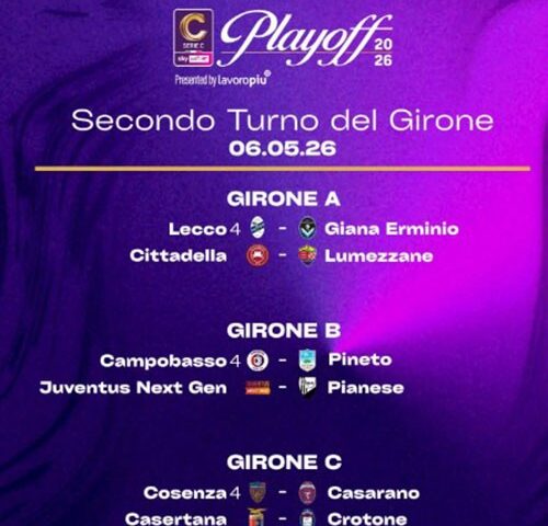 Lega Pro, playoff: avanti  Casertana, Crotone e Casarano