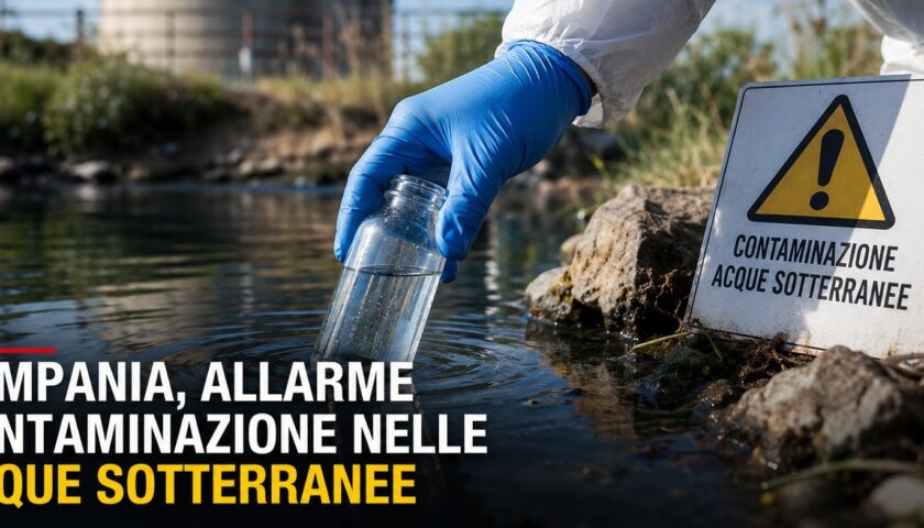 Allarme acque sotterranee in Campania