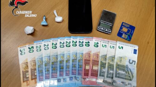 Tramonti, scoperto a cedere cocaina: arrestato