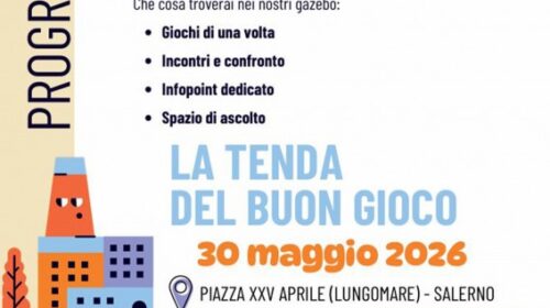 LA TENDA DEL BUON GIOCO”: A SALERNO LA CARITAS IN PIAZZA CONTRO LE ILLUSIONI DELL’AZZARDO LA TENDA DEL BUON GIOCO”: A SALERNO LA CARITAS IN PIAZZA CONTRO LE ILLUSIONI DELL’AZZARDO