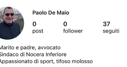Nocera Inferiore, il sindaco De Maio nella rete degli hacker: creato profilo social falso Nocera Inferiore, il sindaco De Maio nella rete degli hacker: creato profilo social falso