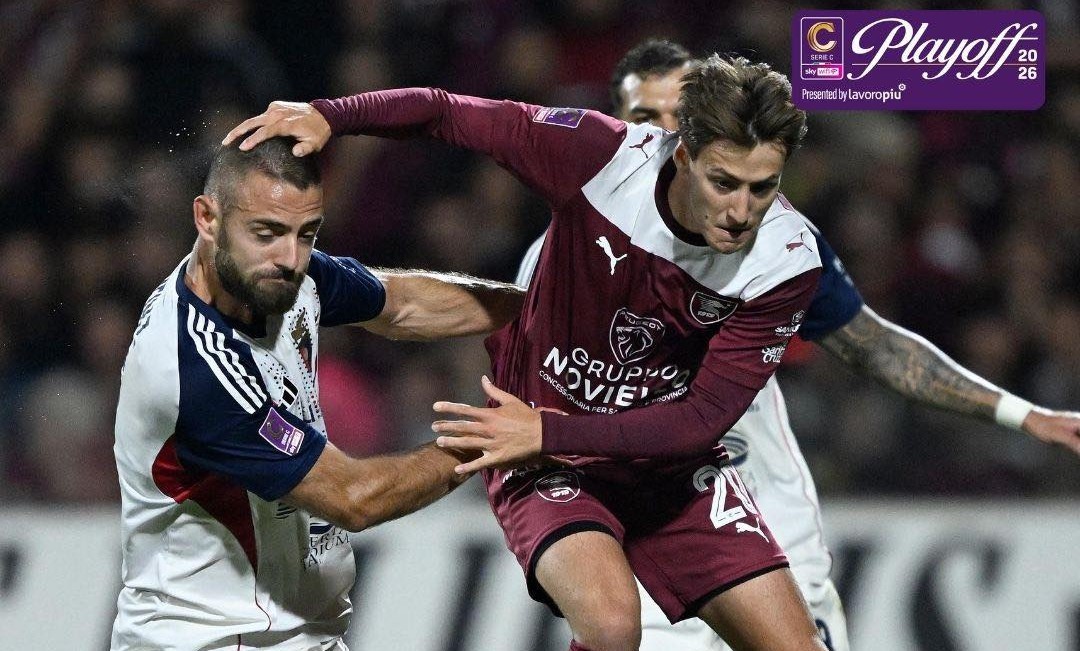 Salernitana, un pari con la Casertana allo scadere che vale il passaggio del turno