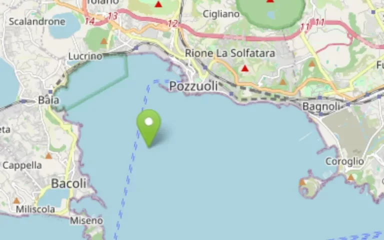 Forte scossa di terremoto a Pozzuoli: magnitudo 4,1