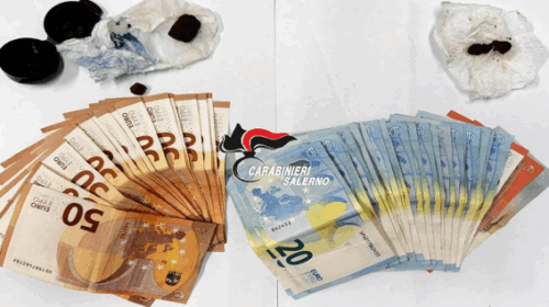 Salerno/San Mango Piemonte, spaccio di hashish e cocaina: arrestati tre pusher